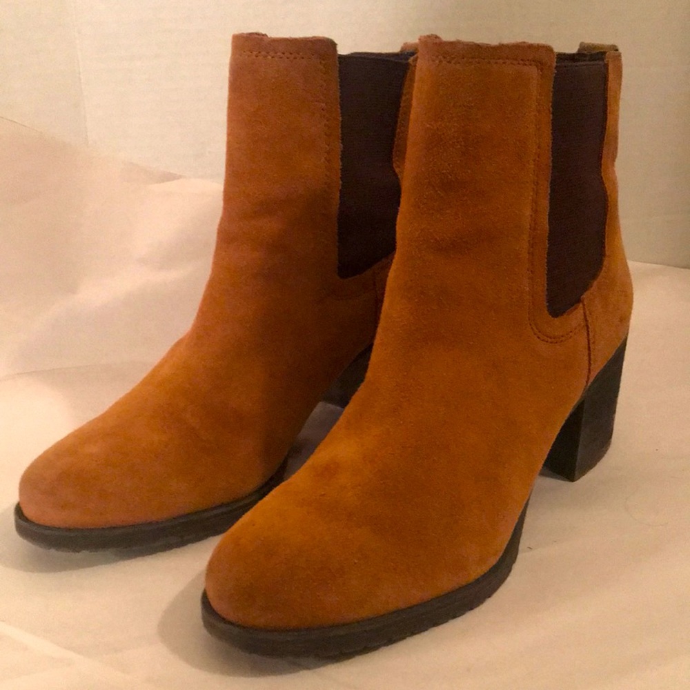 Sam Edelman Suede Booties Sz 10